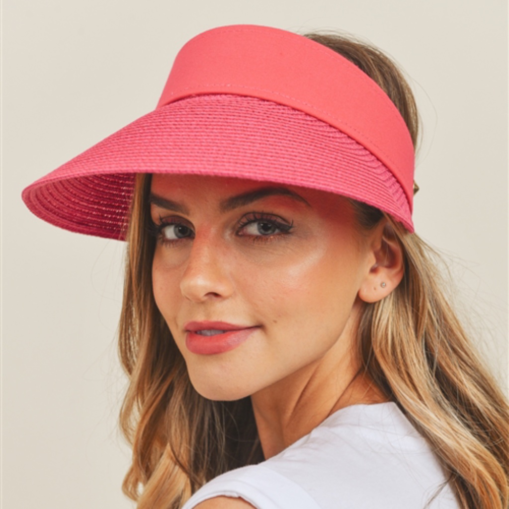 Solid Visor Sun Hat